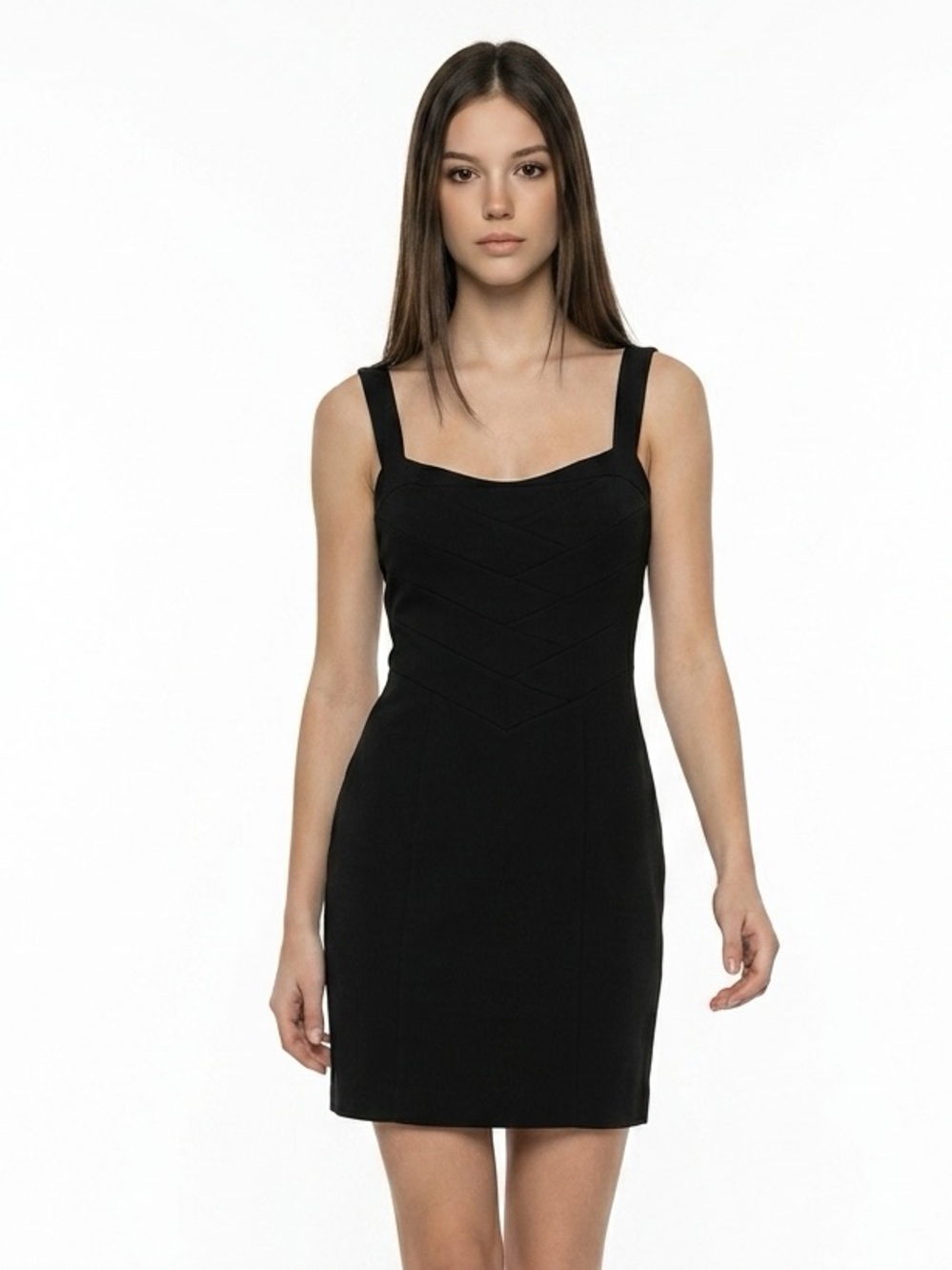 BCBgirls Black zip dress